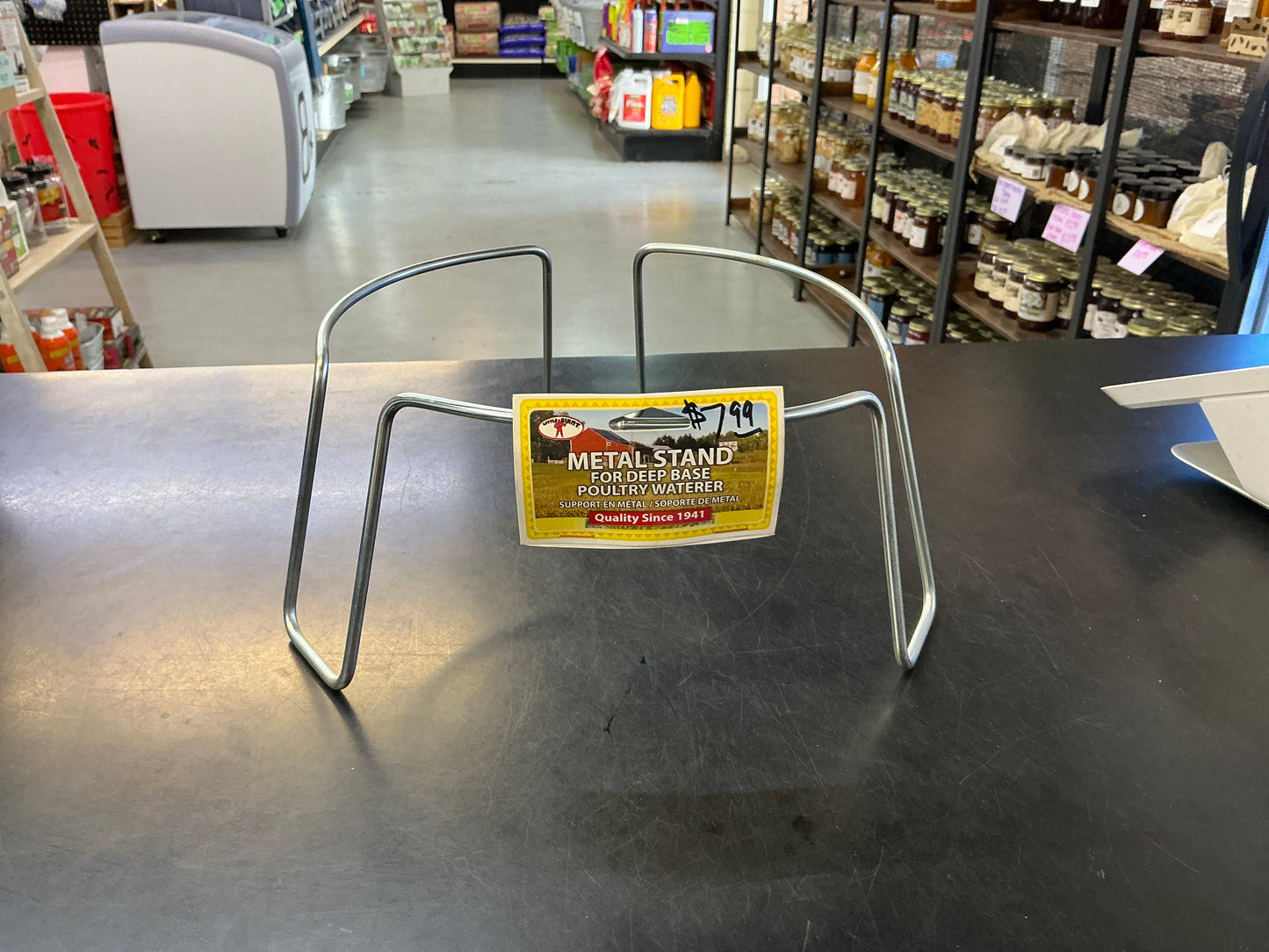 Metal Stand for Deep Base Poultry Waterer