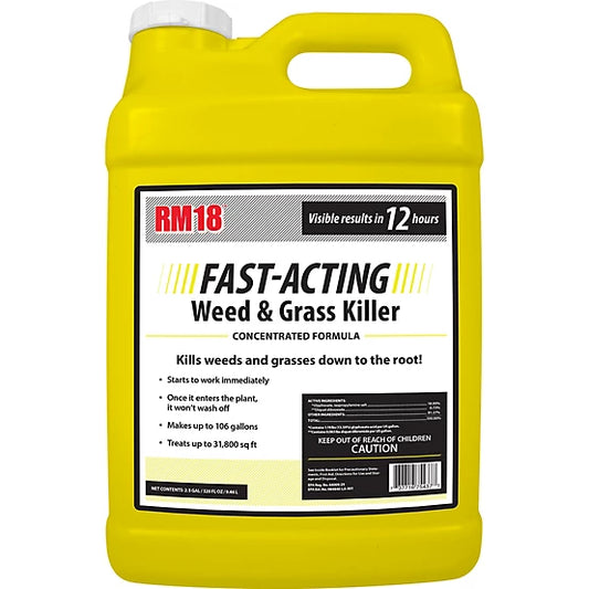 RM18 Fast Acting Weed & Grass Killer 2.5 Gal