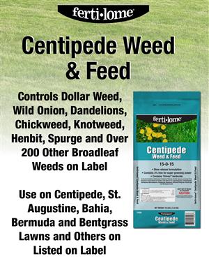 Centipede Weed & Feed 15-0-15
