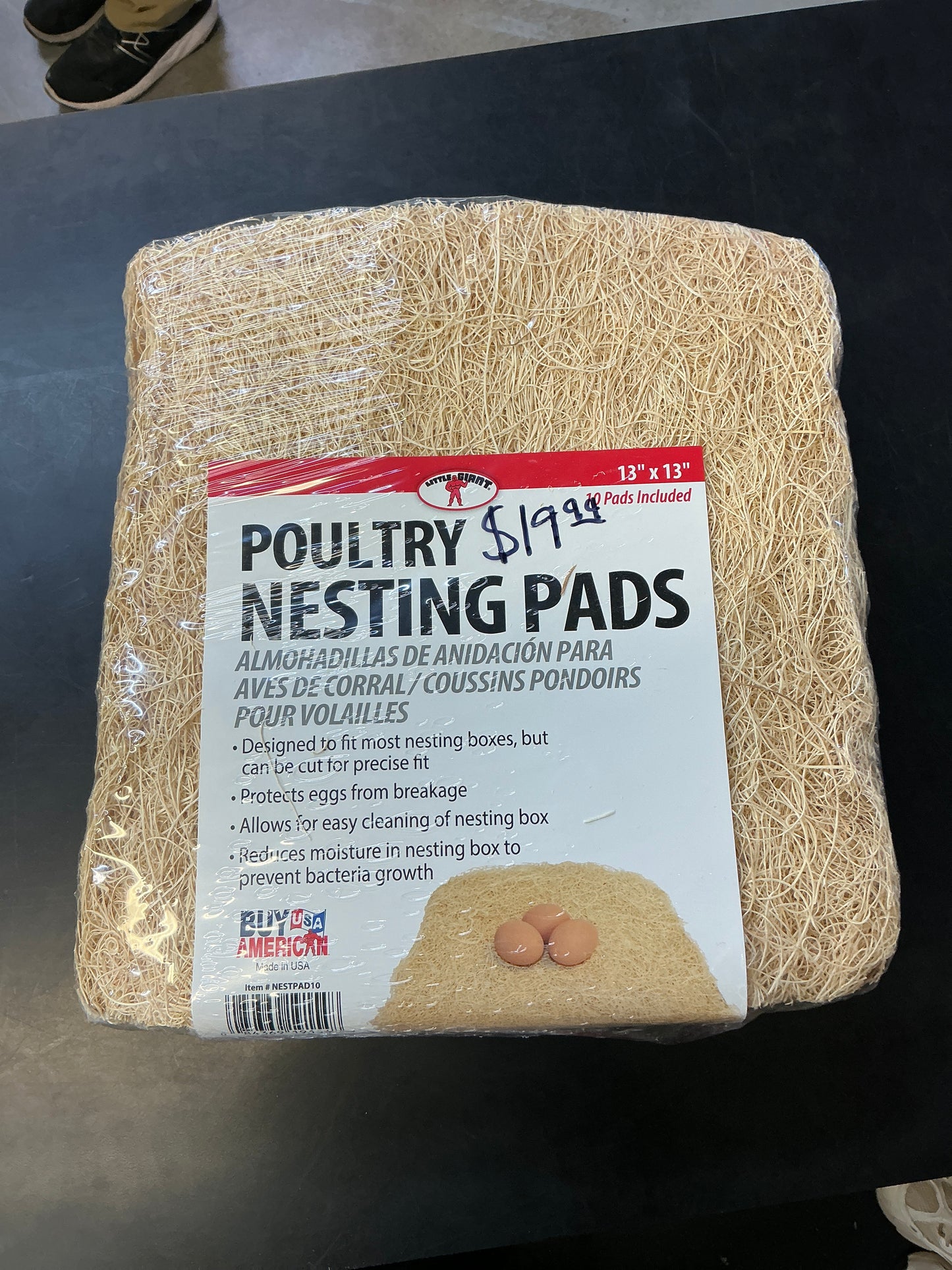 Little Giant Fiber Poultry Nesting Pads
