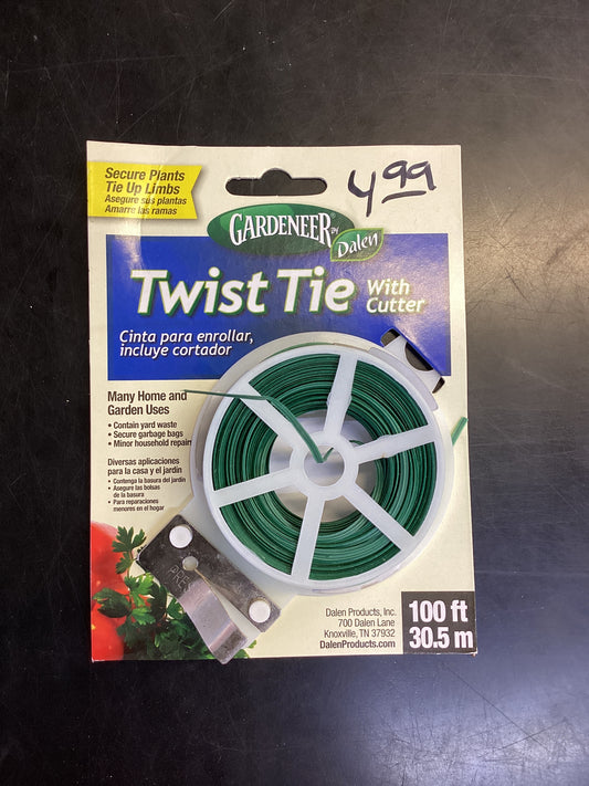 Twist Tie with Cutter