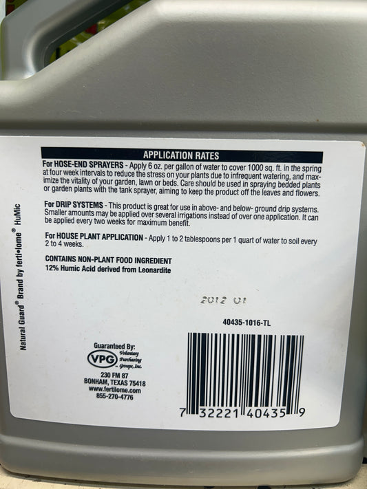 Natural Guard HuMic Acid