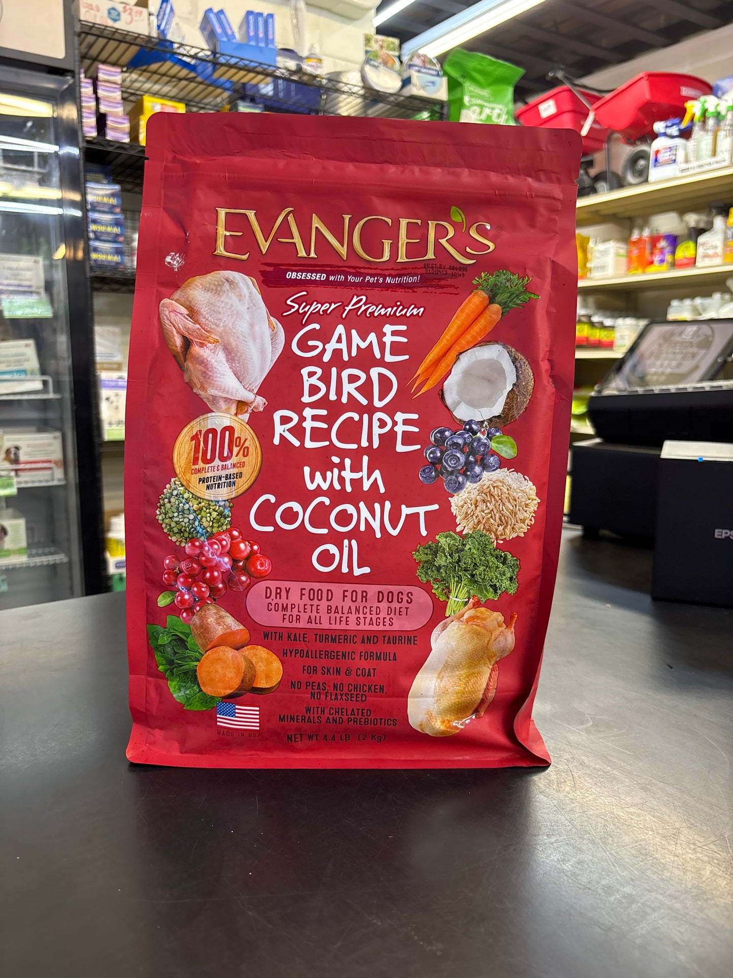 Evangers Dog Food Game Bird Recipe with Coconut Oil