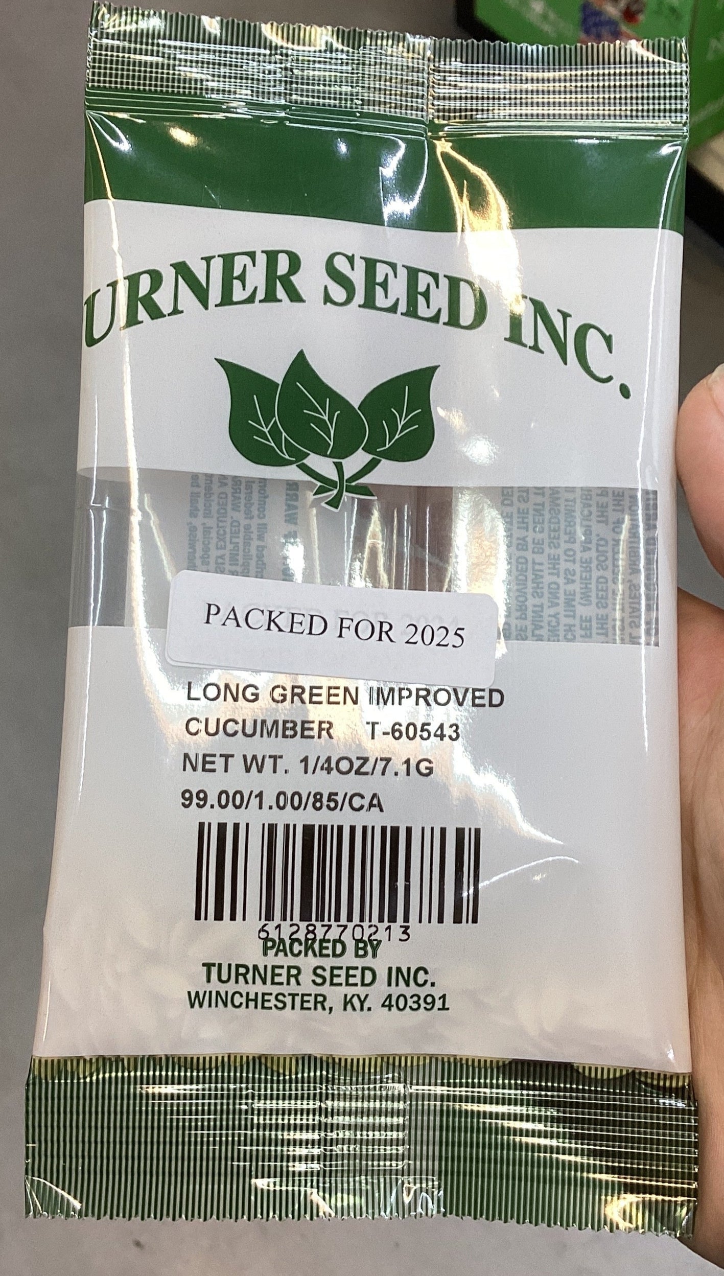 Long Green Improved Cucumber Seed