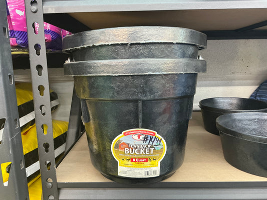 Flat Back Bucket 8 QT