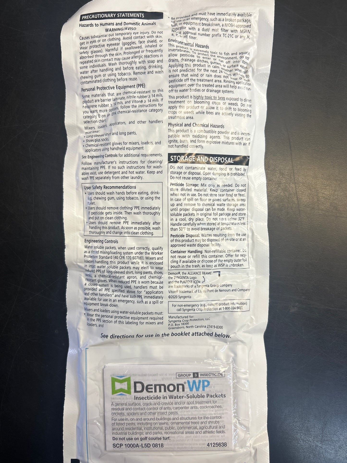 Demon WP Water Soluble Packets
