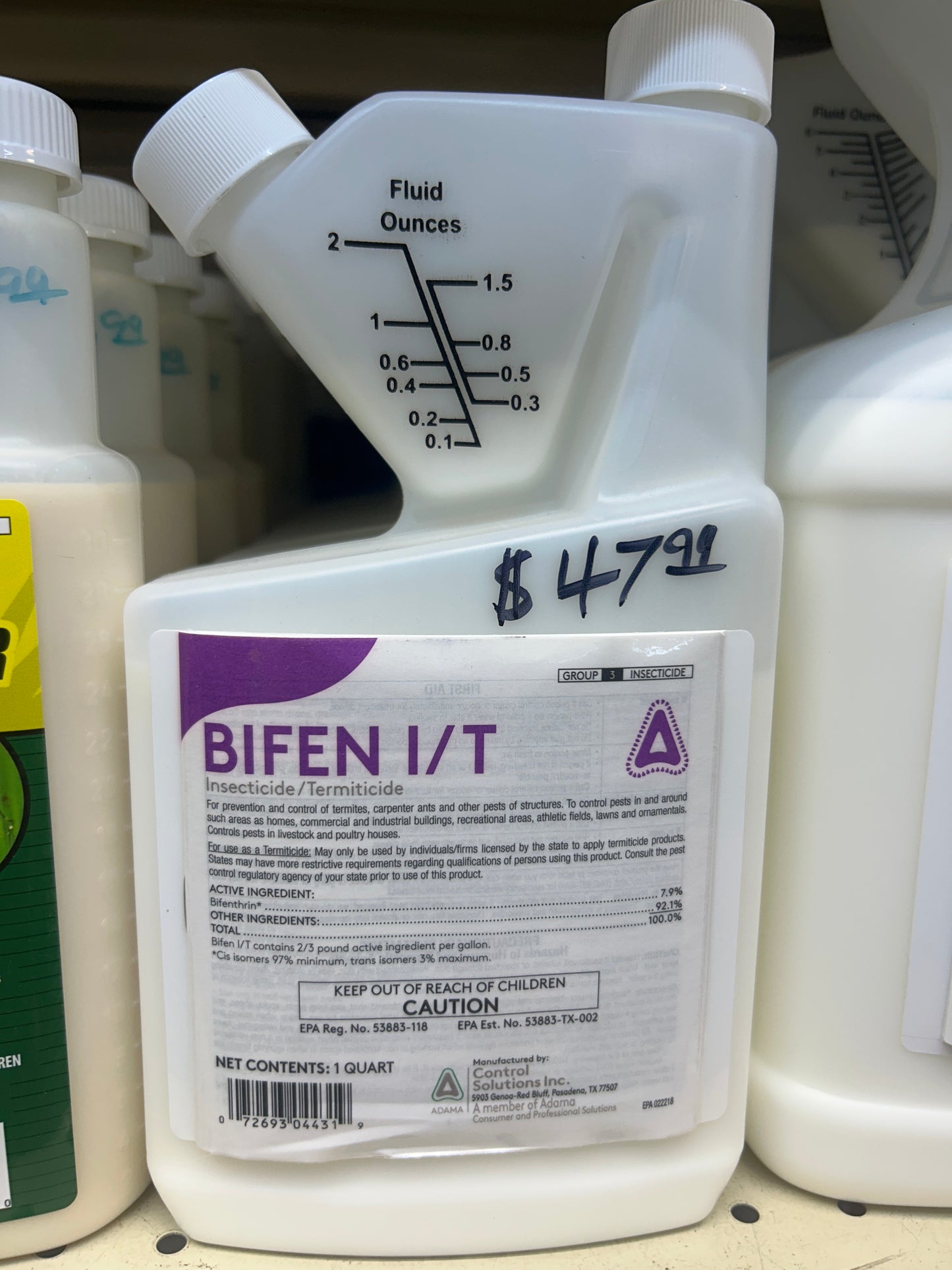 Bifen I/T - Insecticide / Termiticide Concentrate