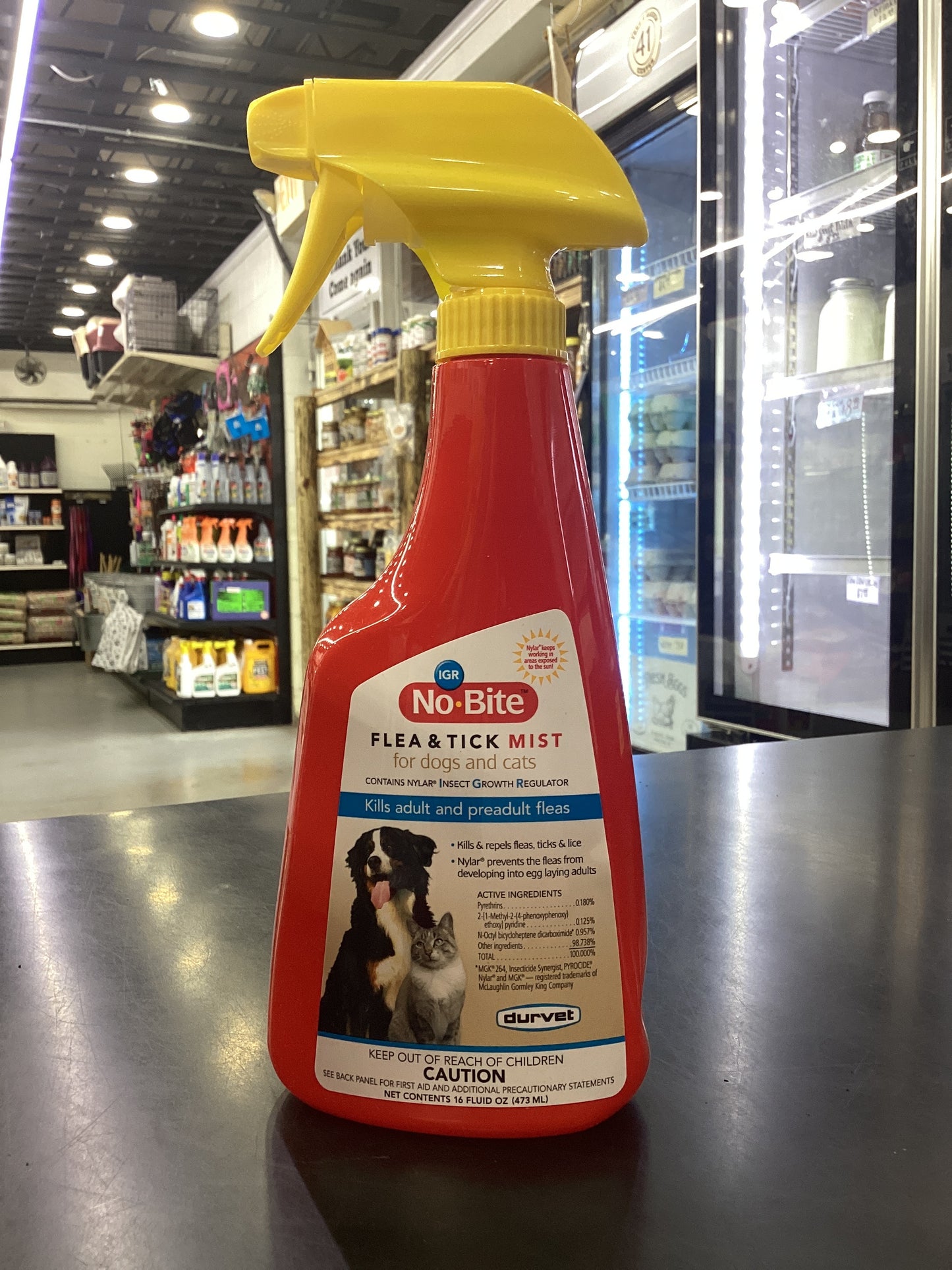 No bite flea and tick spray
