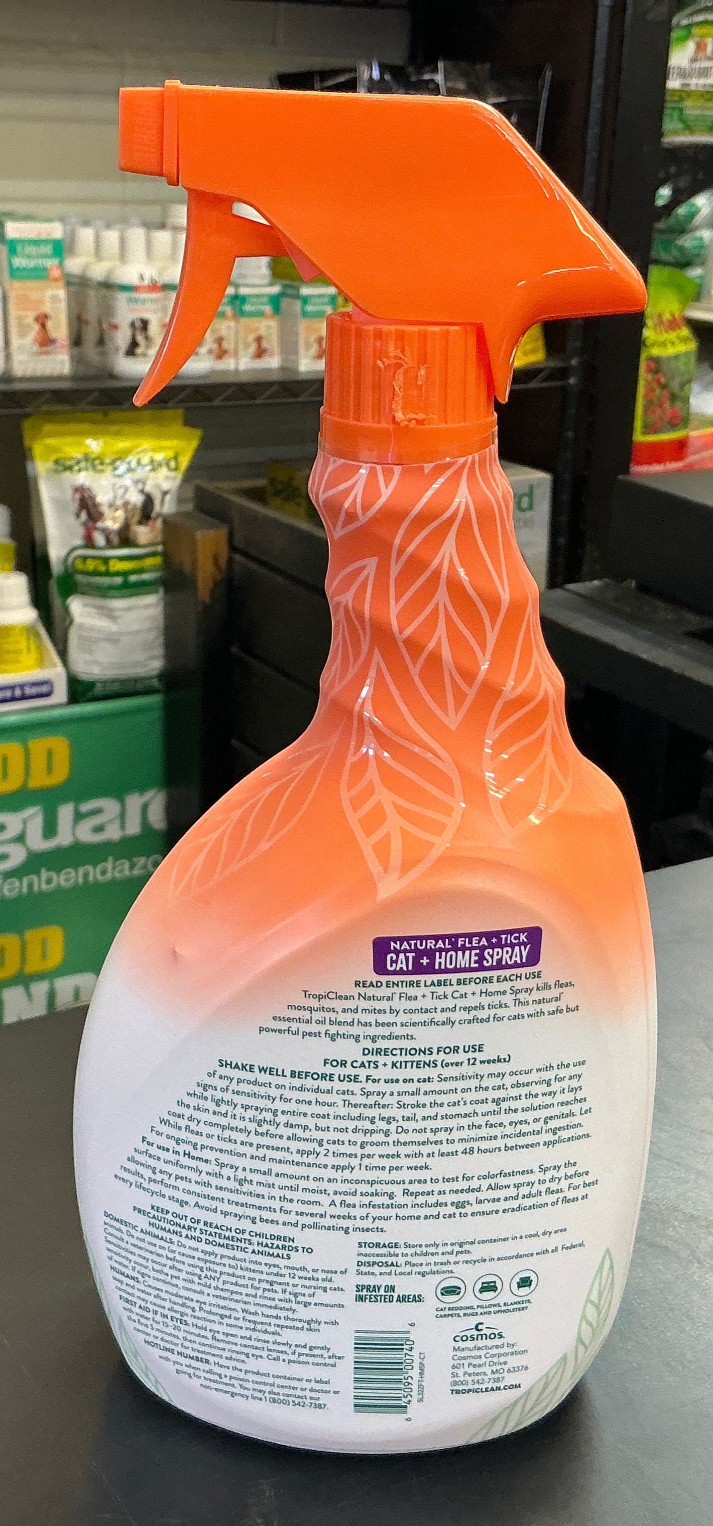 Tropiclean Natural Flea + Tick - Cat + Home spray