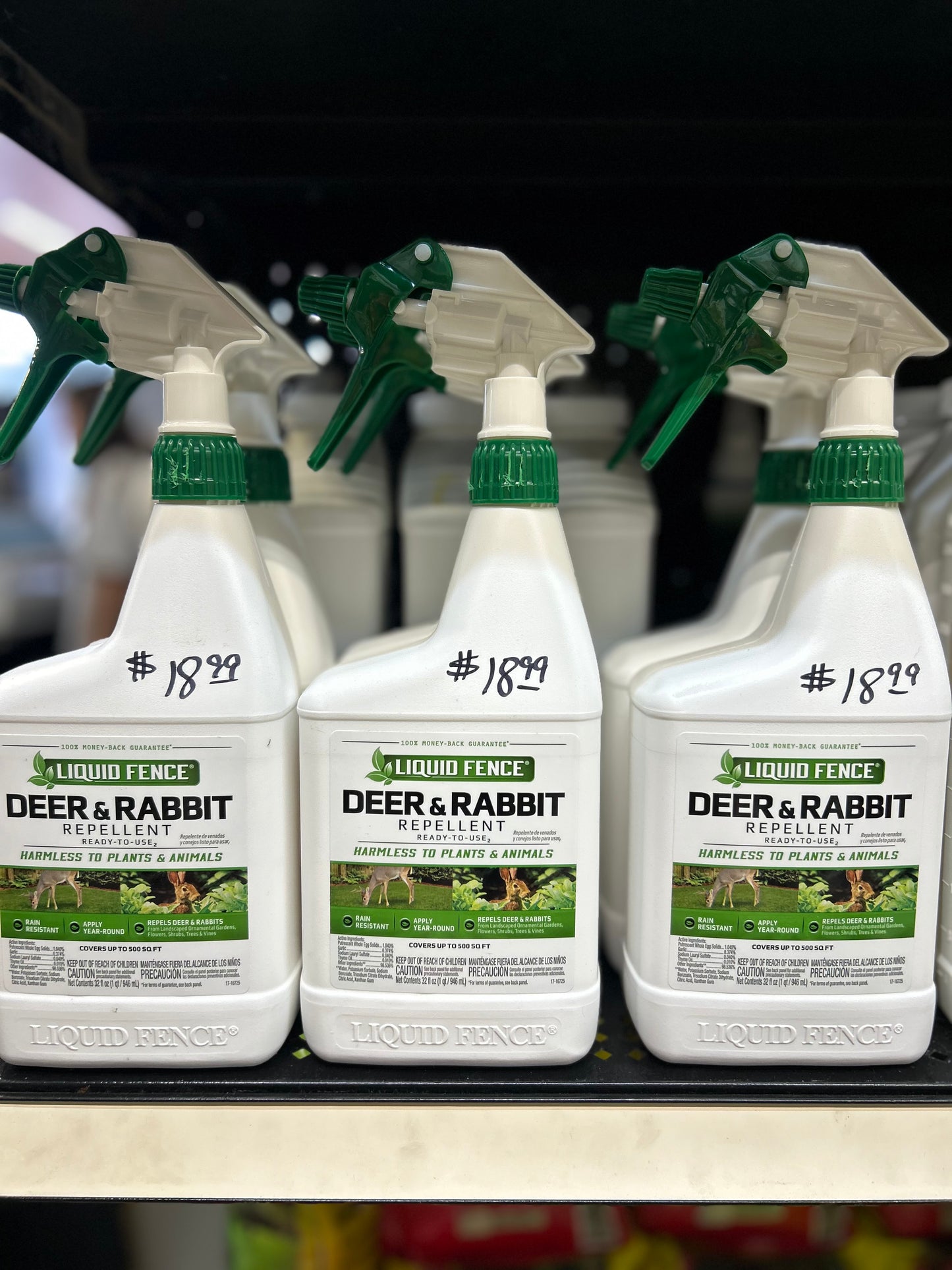 Liquid Fence Deer & Rabbit Repellent RTU