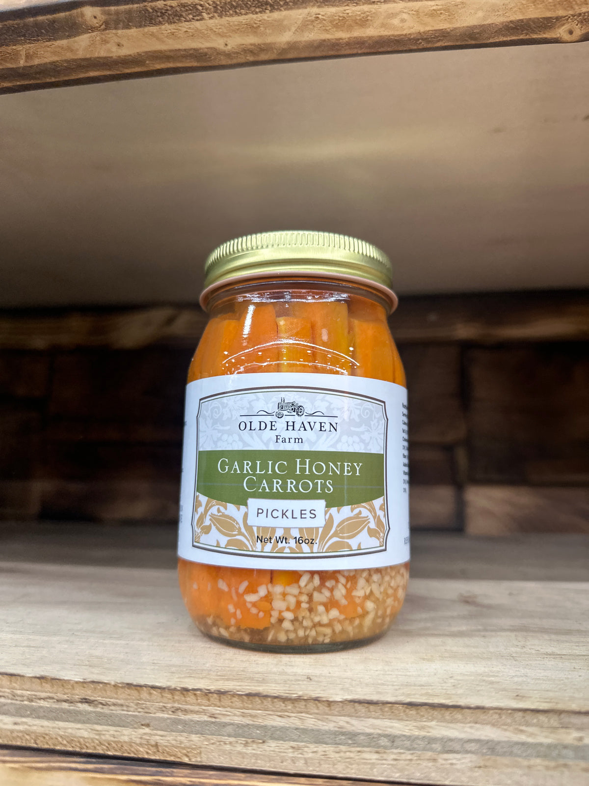 Garlic Honey Pickled Carrots