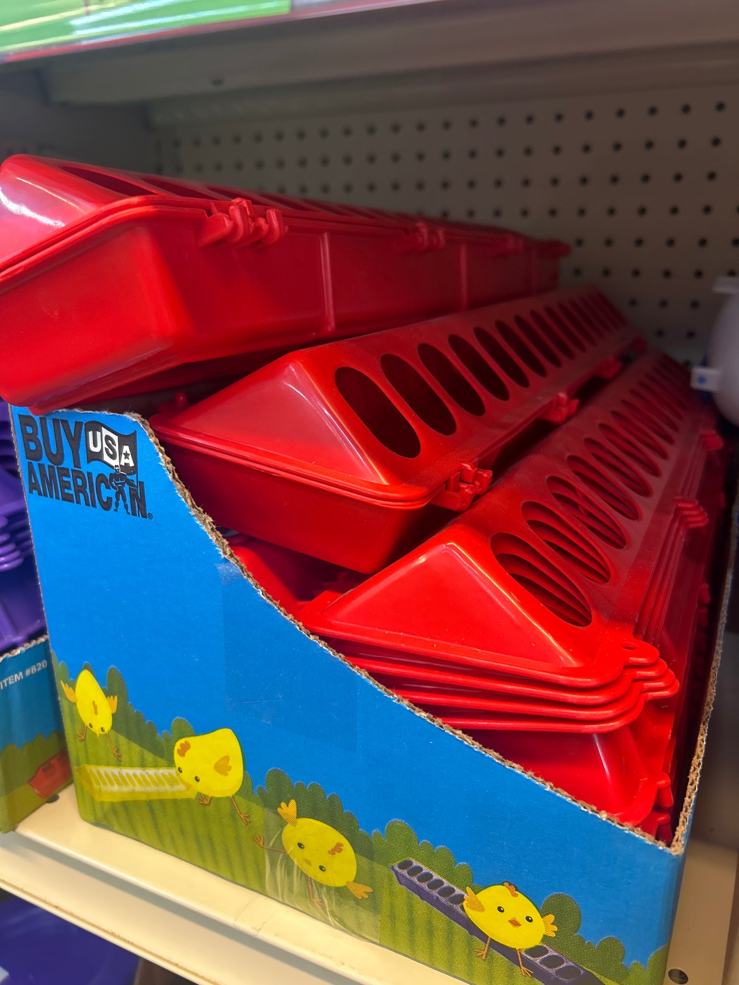 Long Plastic Flip Top Feeder