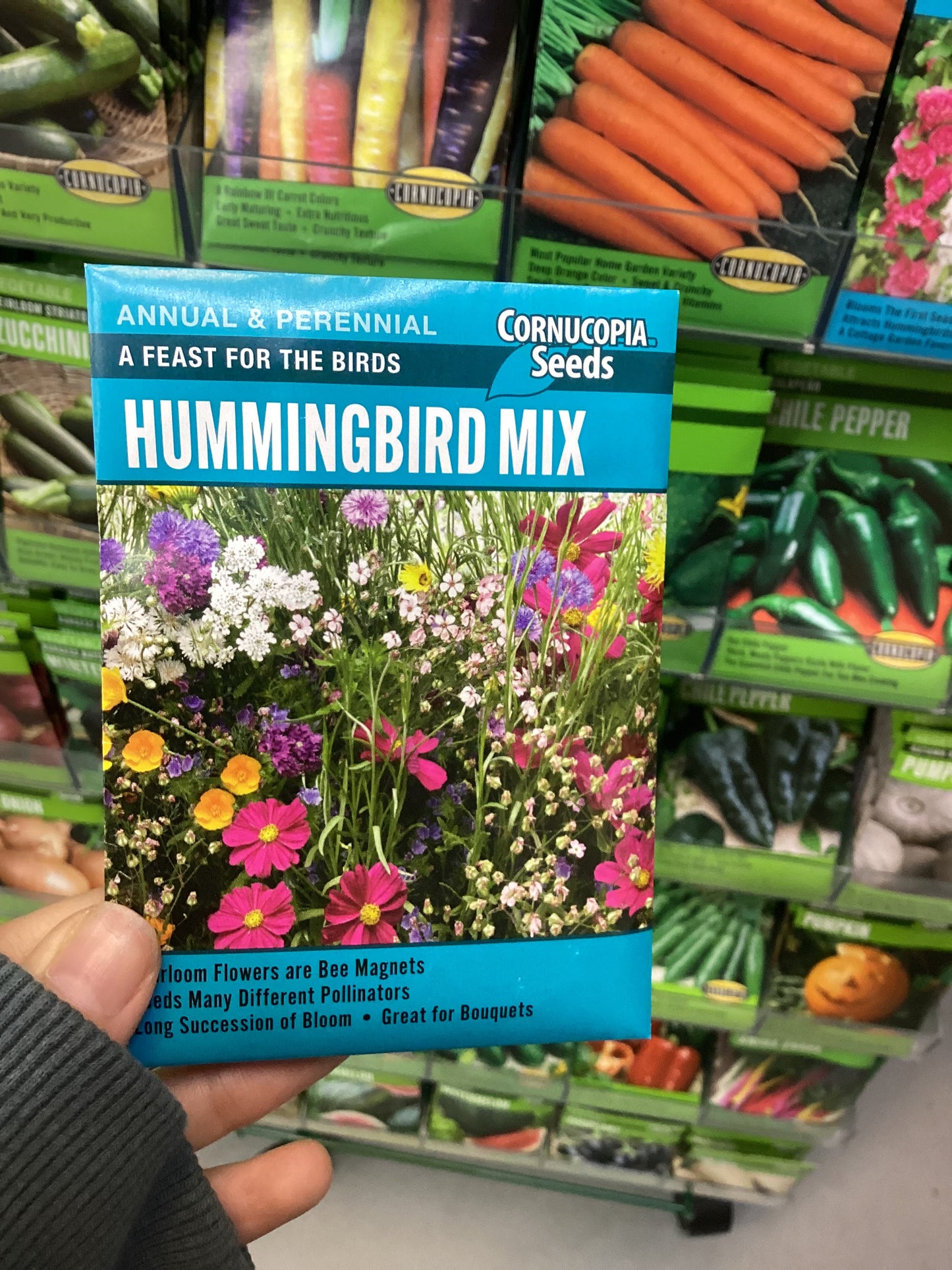 Mezcla de colibríes