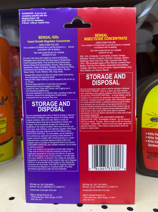 Bengal Insecticide + IGR Concentrate