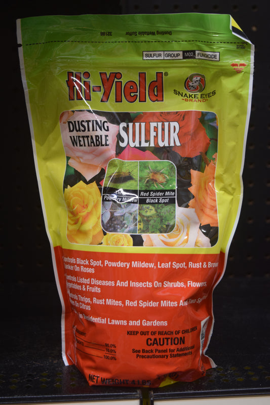 Hi Yield Dusting Wettable Sulfur