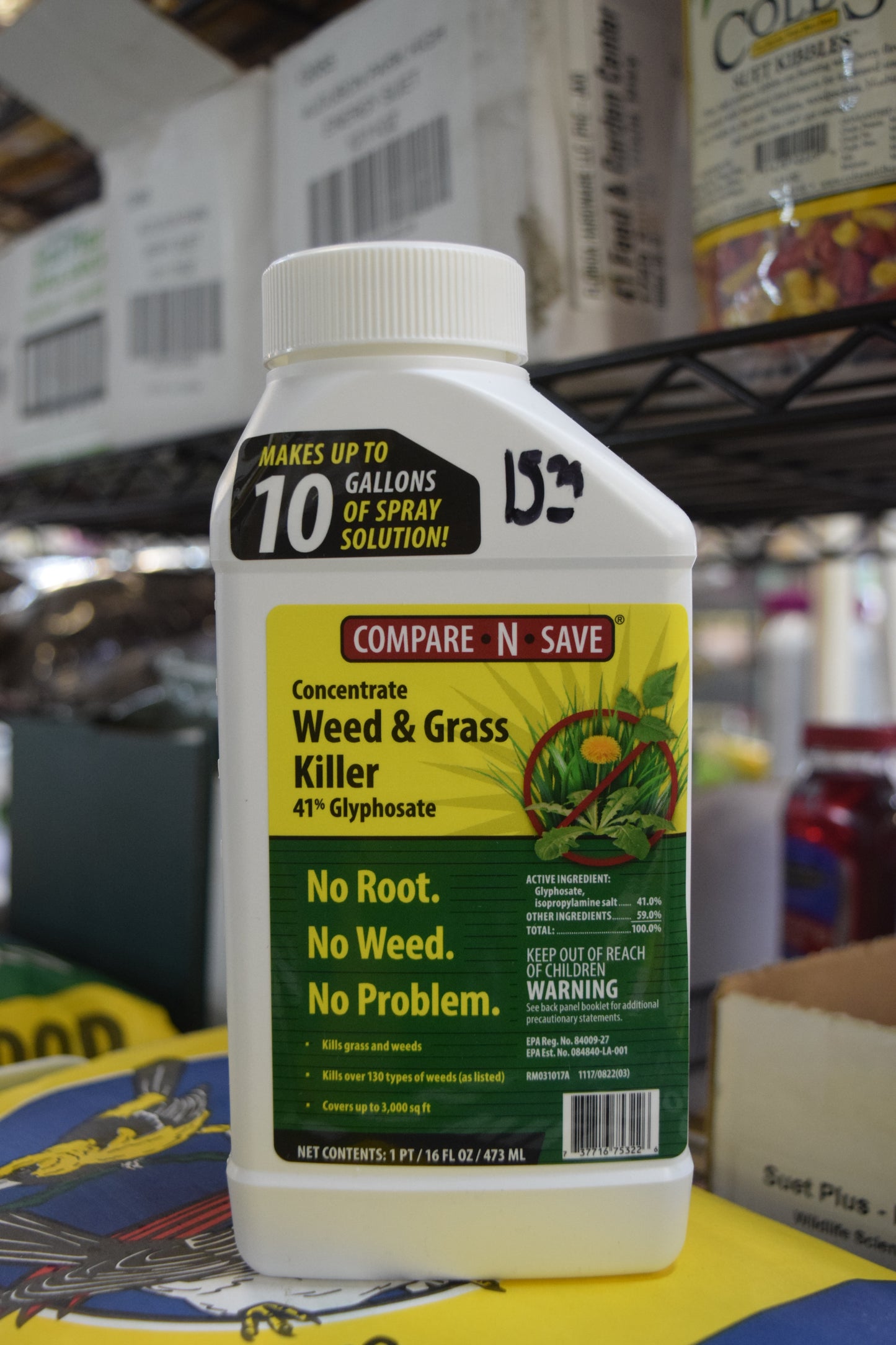 41% Glyphosate Weed & Grass Killer - Concentrate 1 Pt