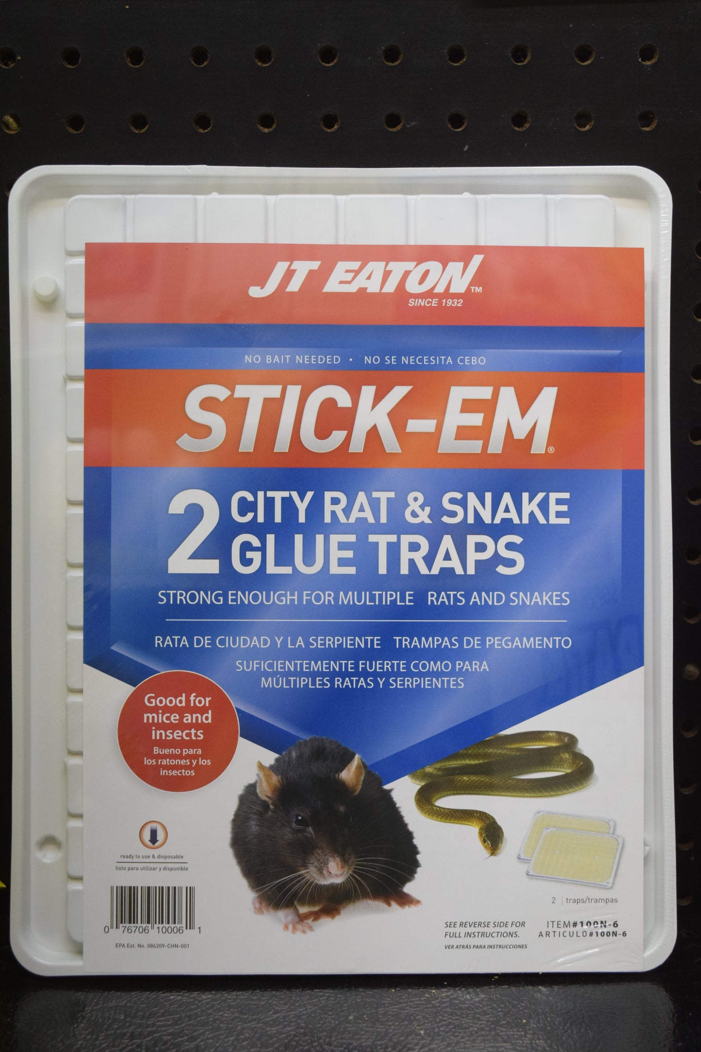 Stick-Em City Rat & Snake Glue Trap 2 pack