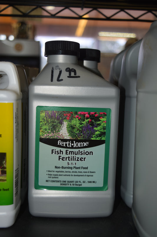 Fish Emulsion Fertilizer 5-1-1 - Quart