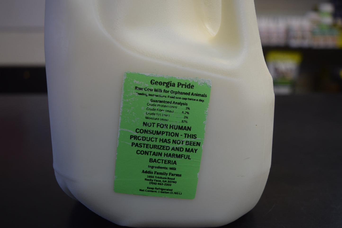 Raw Cows Milk for Pets