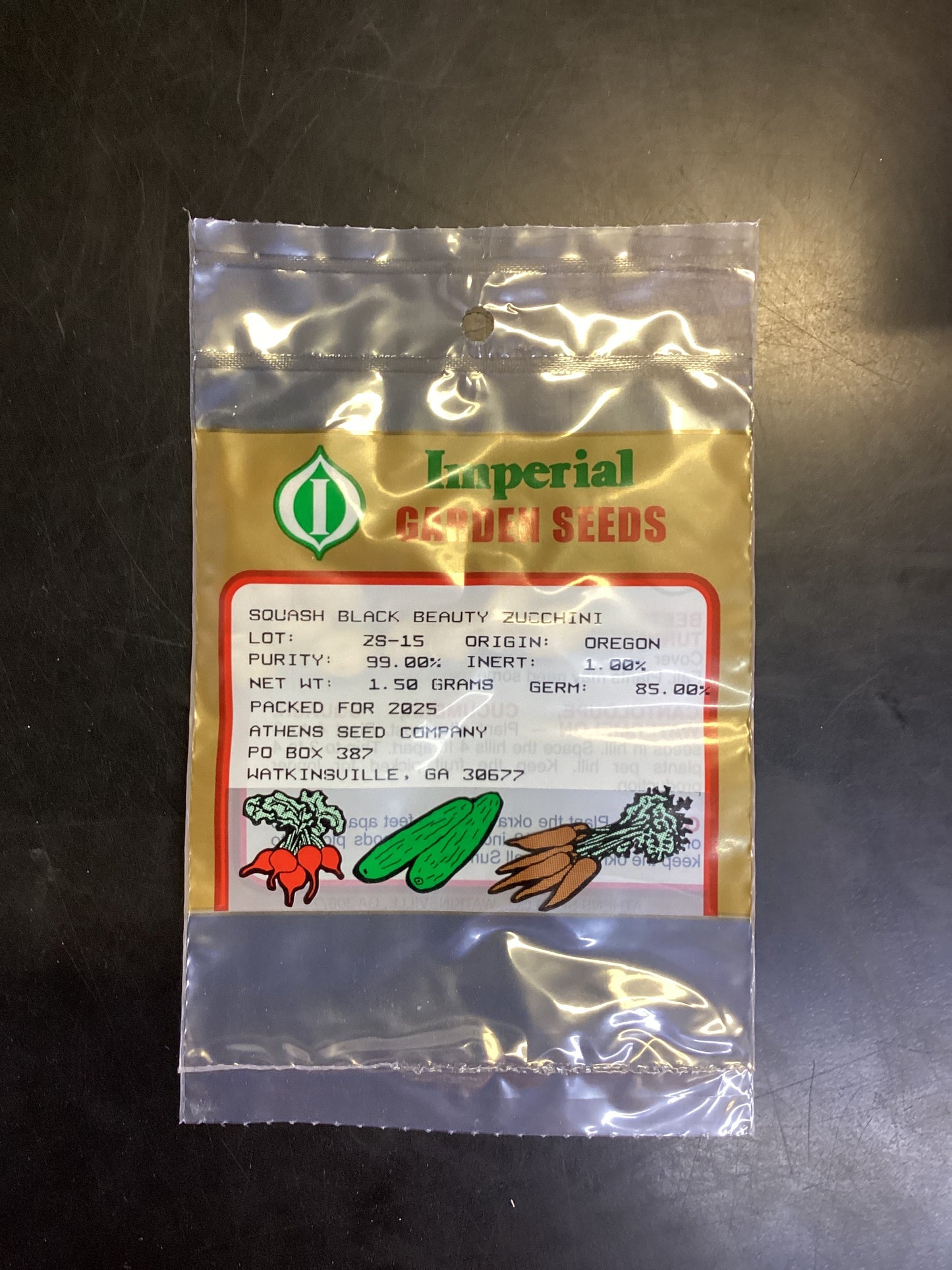 Dark Green Zucchini Seeds