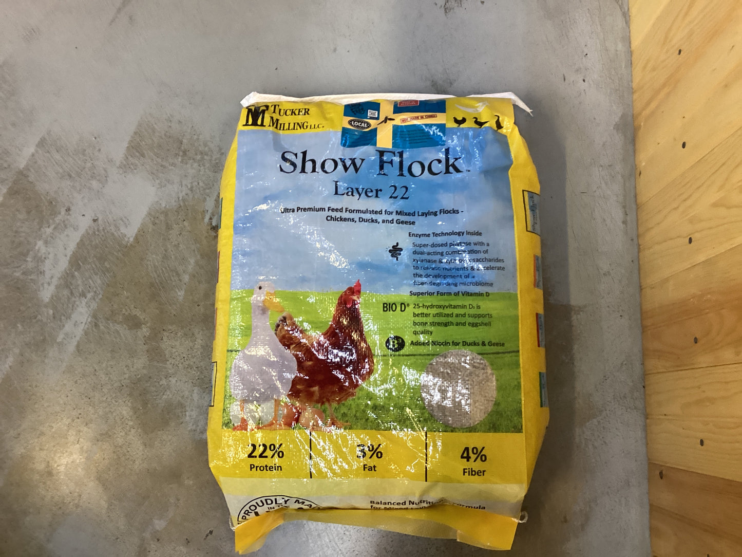 Tucker Milling 22% Layer Pellets