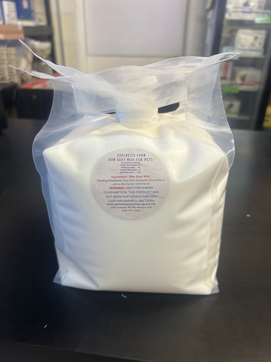 Raw Goats Milk For Pets