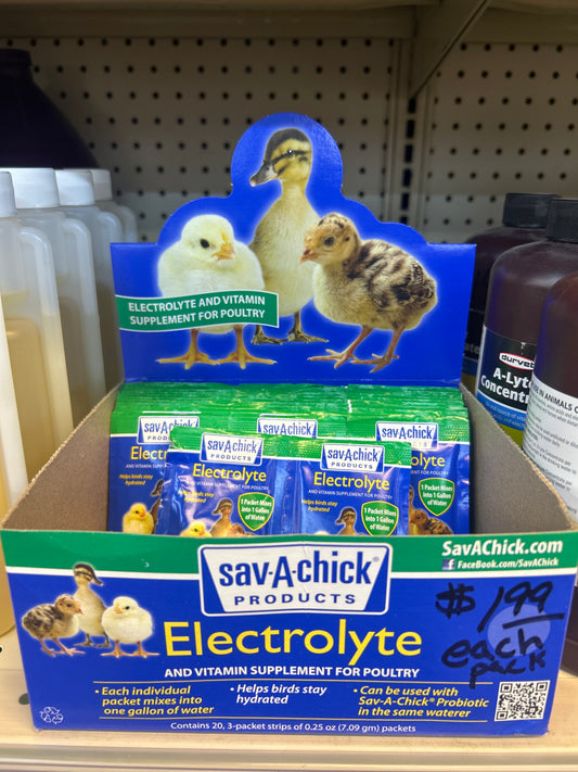 Sav-A-Chick Electrolyte Packs
