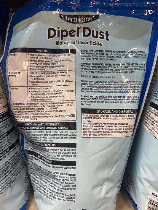 Dipel Dust Biological Insecticide