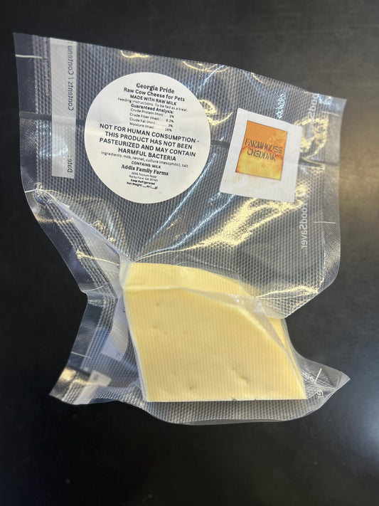 Raw Cow Cheese for Pets