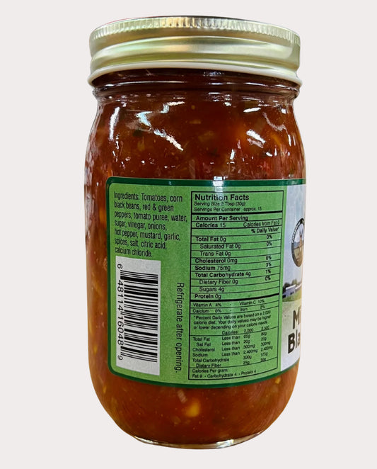 Salsa de maíz y frijoles negros - Suave