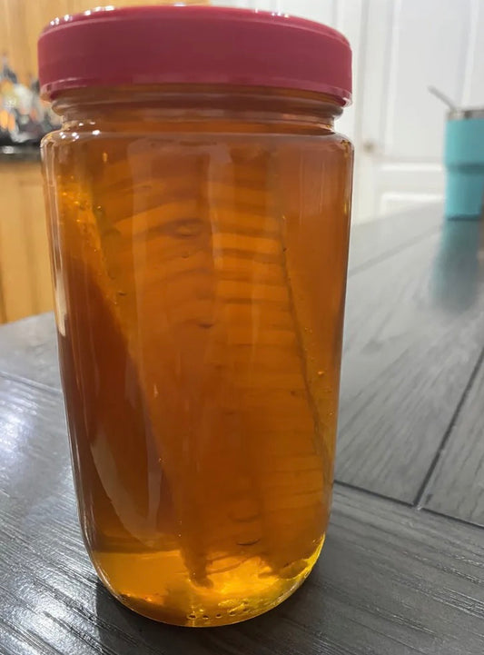 Miel de flores silvestres con panal - NWGA Busy Bees