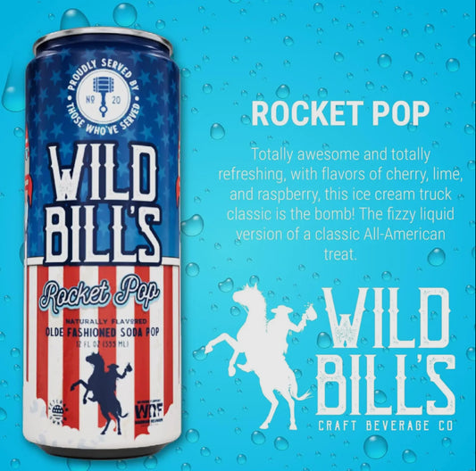 Wild Bills Rocket Pop Soda