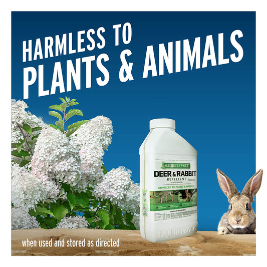 Liquid Fence Deer & Rabbit Repellent Concentrate