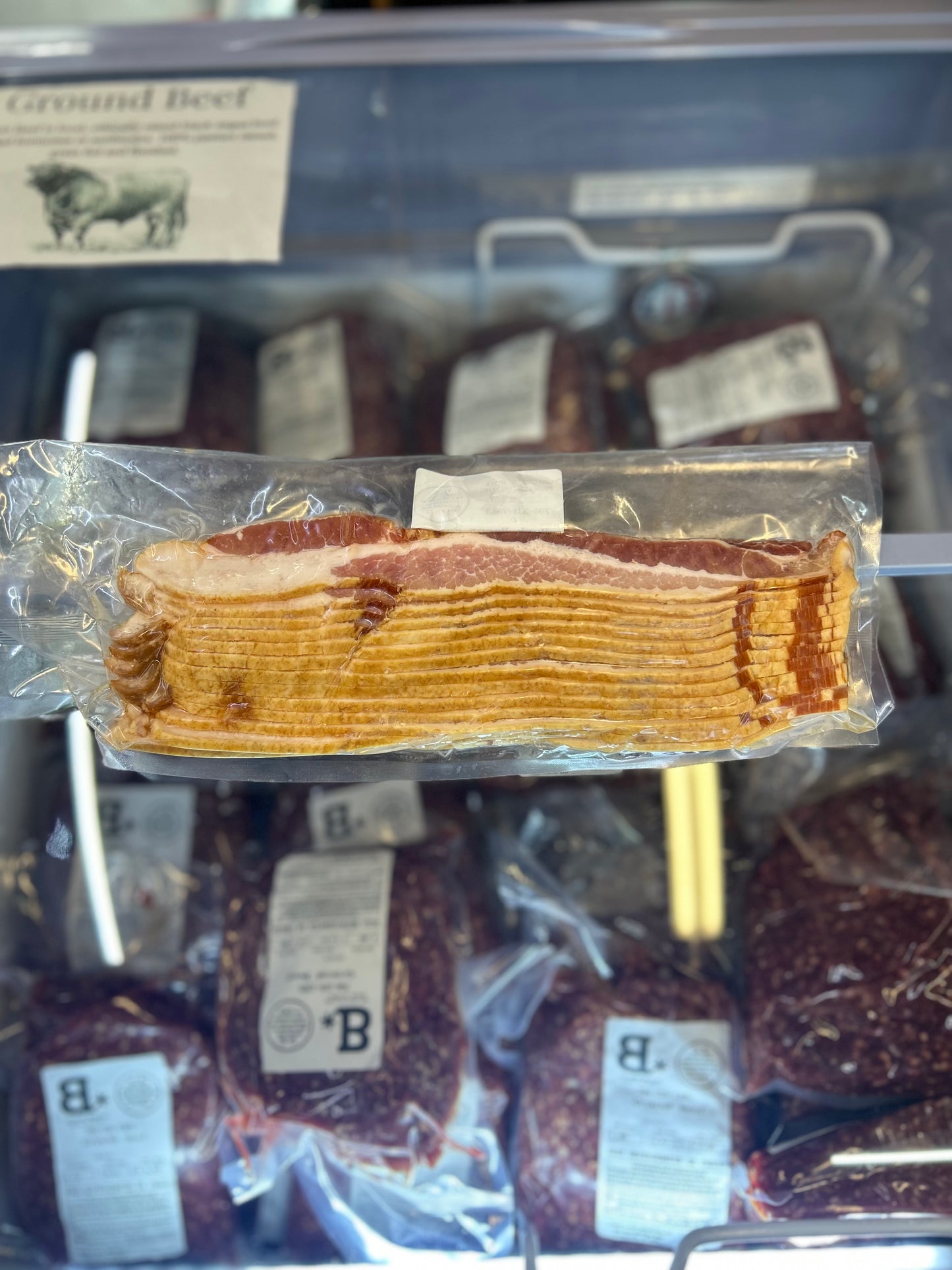 Locally Raised Pork Bacon per pound