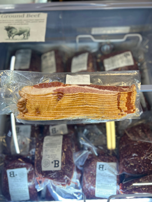 Locally Raised Pork Bacon per pound