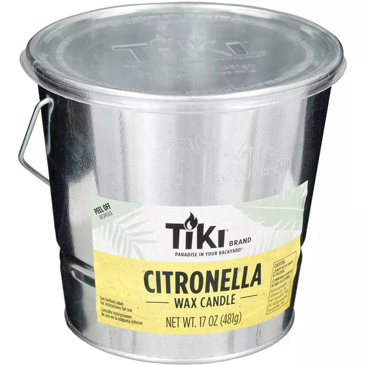 Tiki Citronella Wax Candle