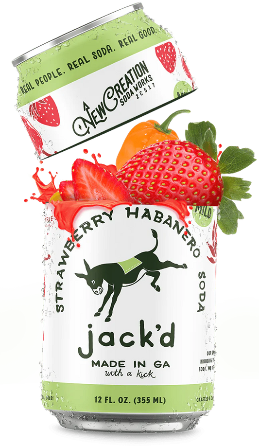 Jack'd Strawberry Habanero Soda