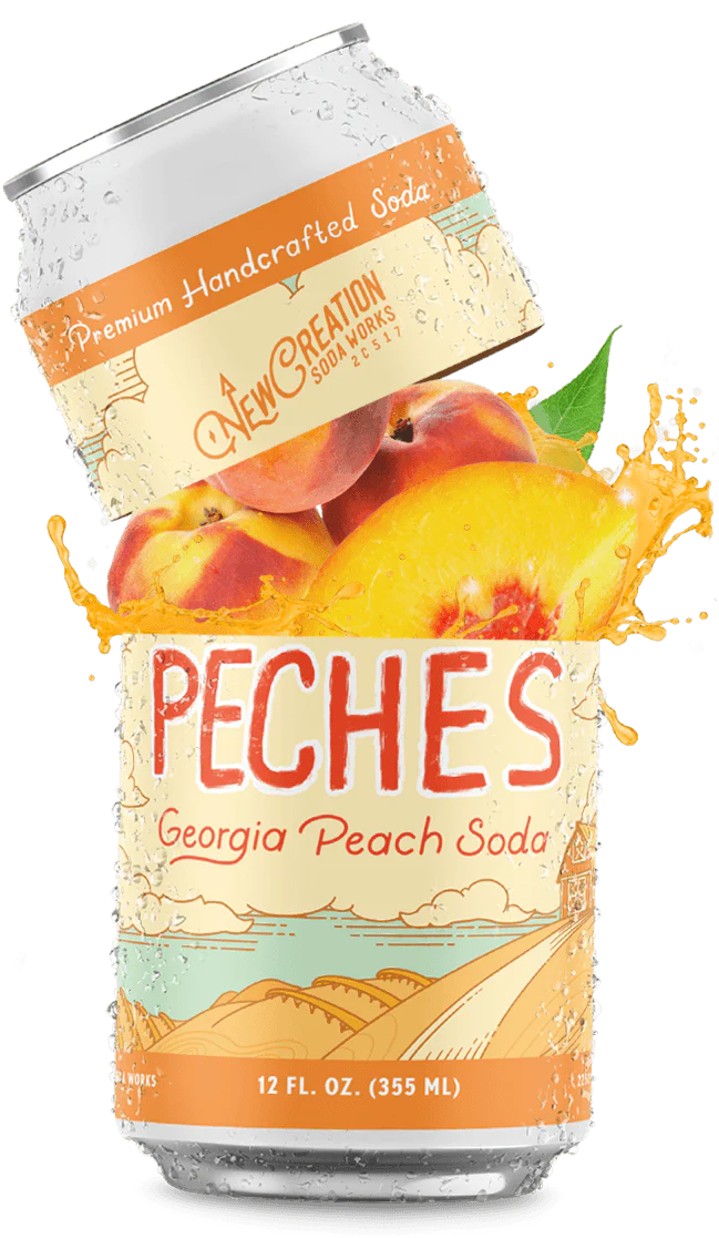 PECHES Georgia Peach Soda