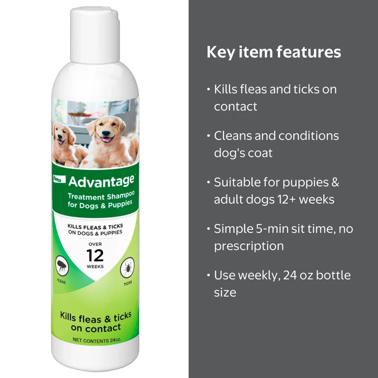 Advantage Dog and Puppy Flea and Tick Shampoo