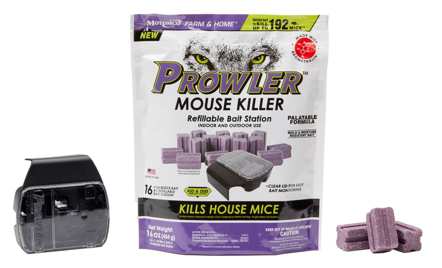 Prowler Refillable Bait Station Mouse Killer