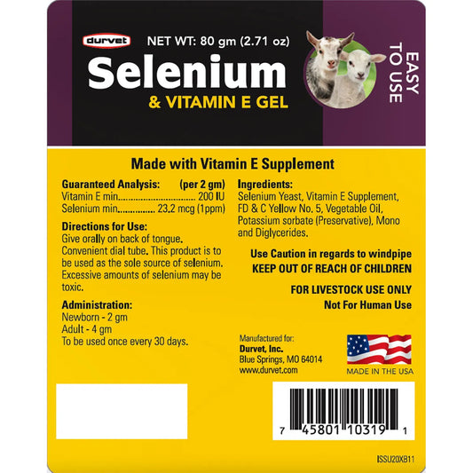 Selenium + Vitamin E