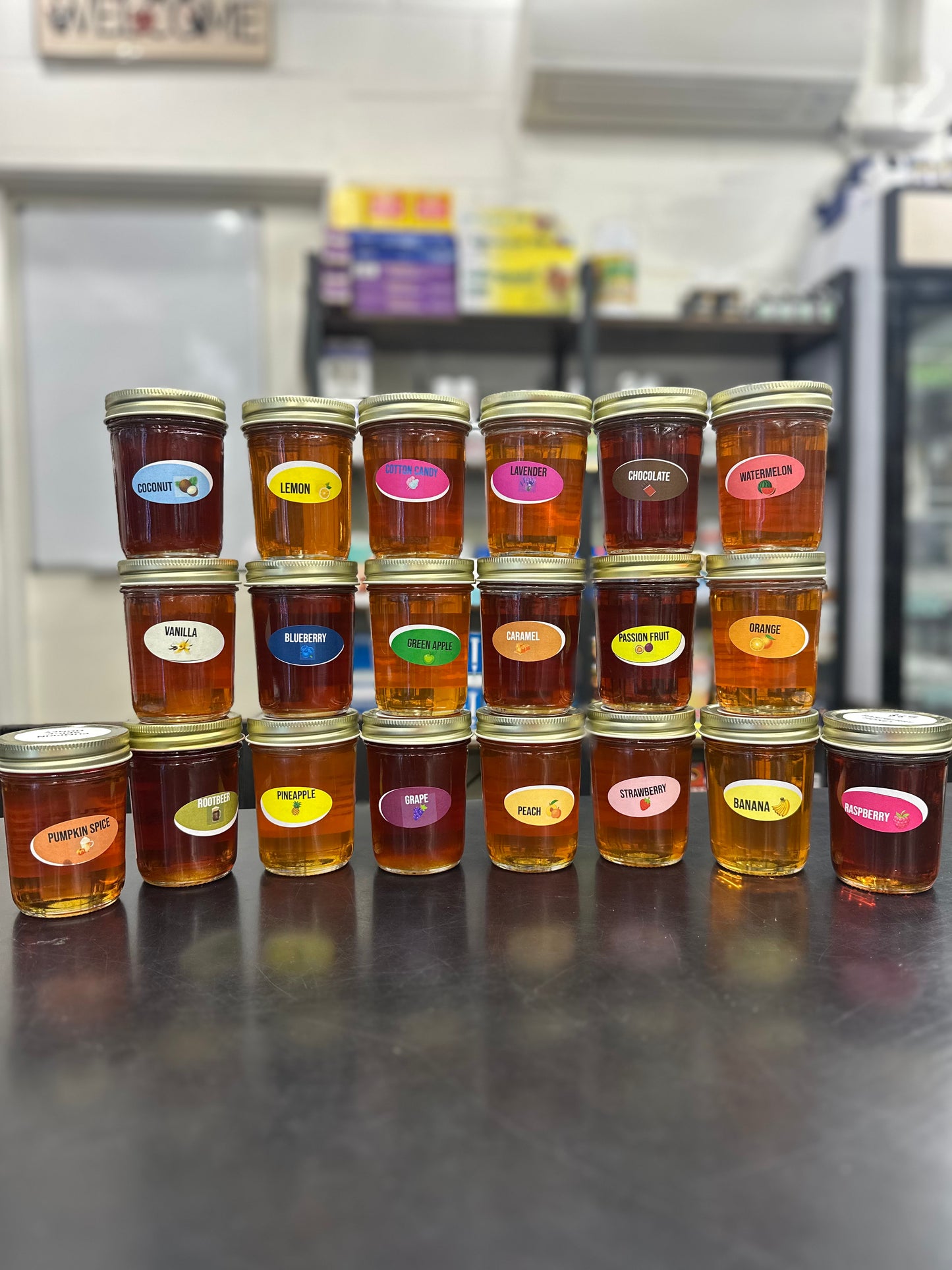 Flavored Local Honey