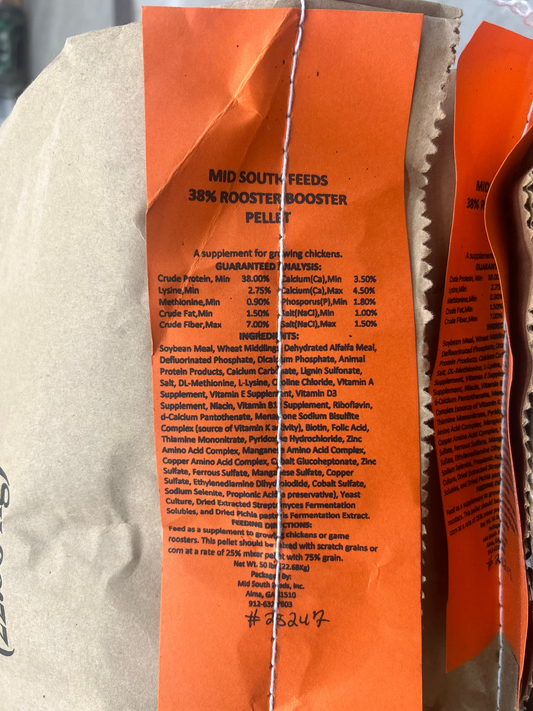 Rooster Booster Pellets