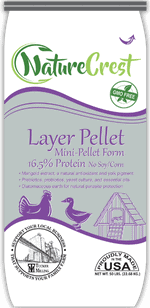 Nature Crest Non-GMO 16.5% Layer Pellet