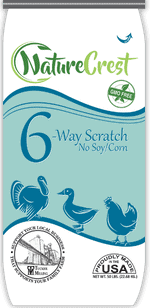 Nature Crest Non-GMO 6 Way Scratch - No Corn/Soy