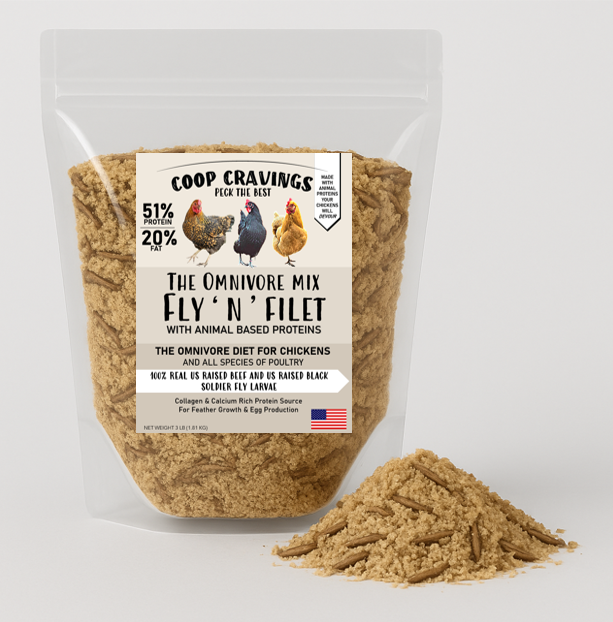 Coop Cravings The Omnivore Mix Fly N’ Filet