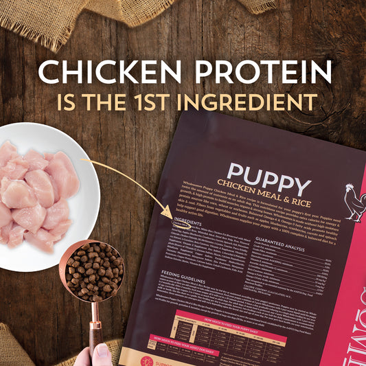 Wholesome’s Puppy With Chicken Meal & Rice