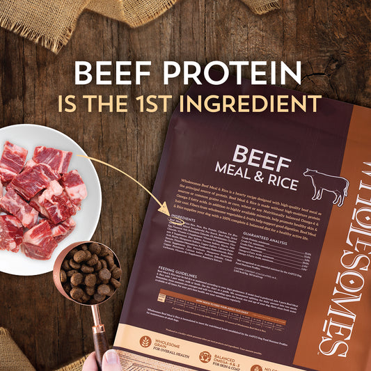 Wholesomes Beef Meal and Rice