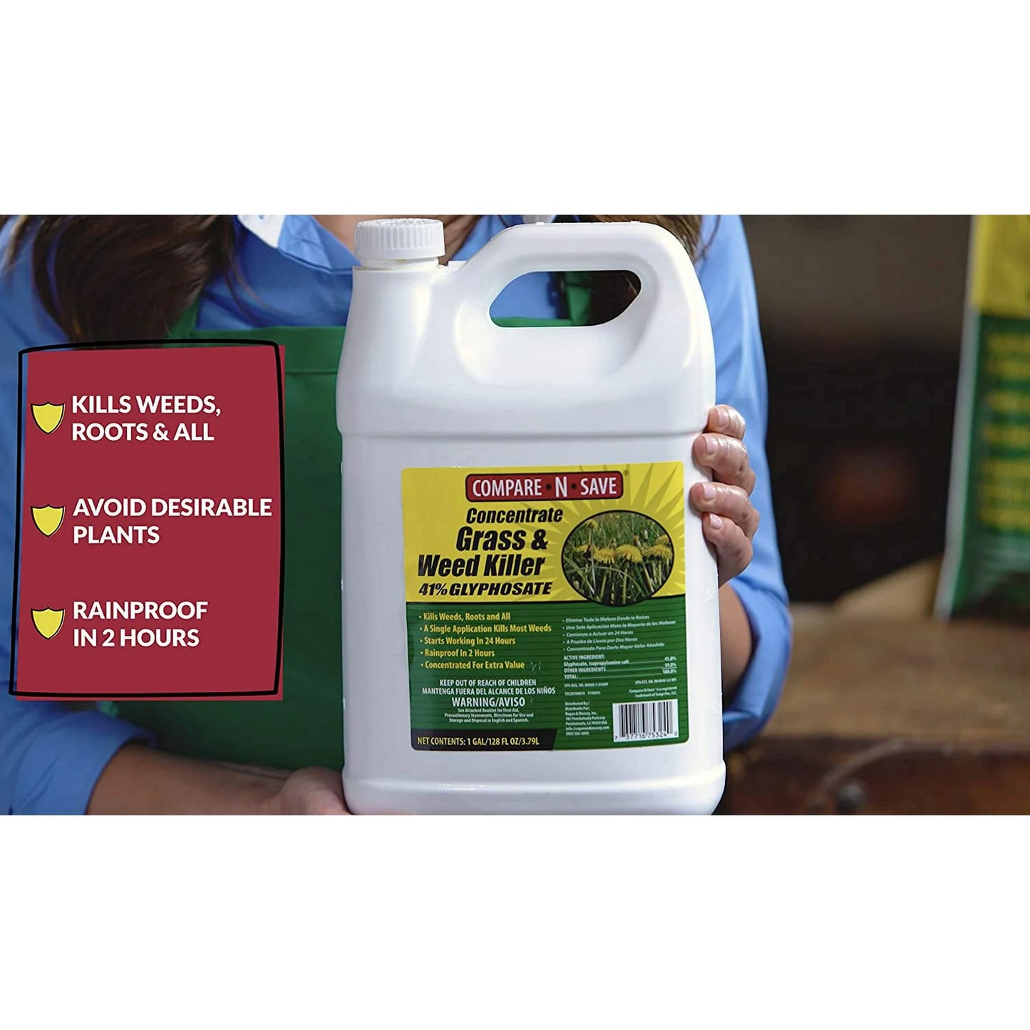 41% Glyphosate Weed & Grass Killer - Concentrate 1 Pt