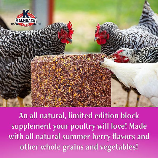 HenHouse Reserve Poultry Block - Summer Berry Flavor